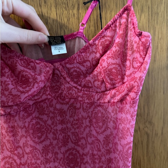 Rita Underwire Slip Dress in Wild Rose - Picture 3 of 3